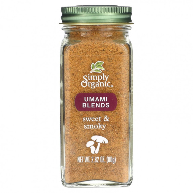 Simply Organic, Umami Blends, Sweet & Smoky, 80 г (2,82 унции)